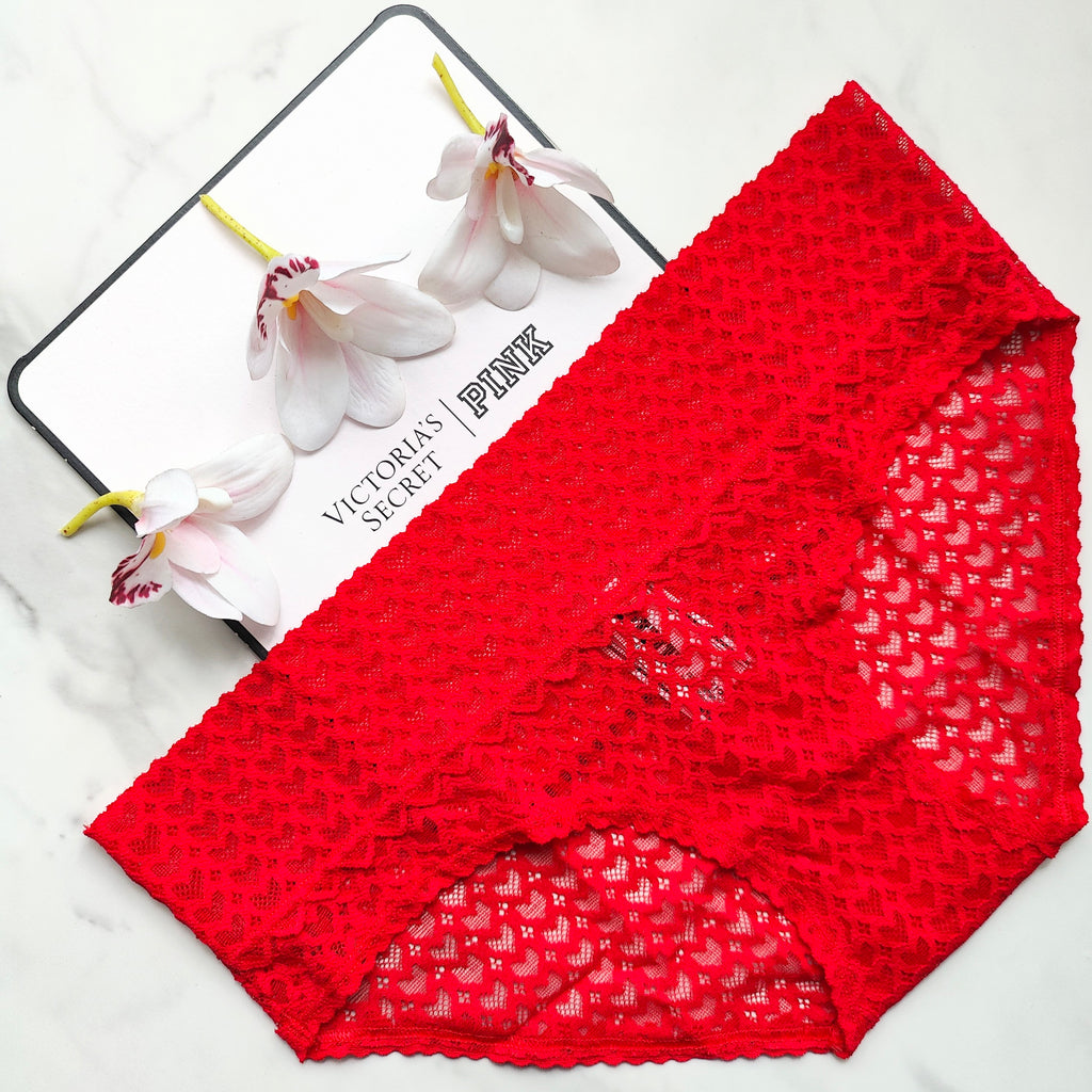 Wink Heart Lace Hiphugger Panty