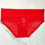 Wink Heart Lace Hiphugger Panty