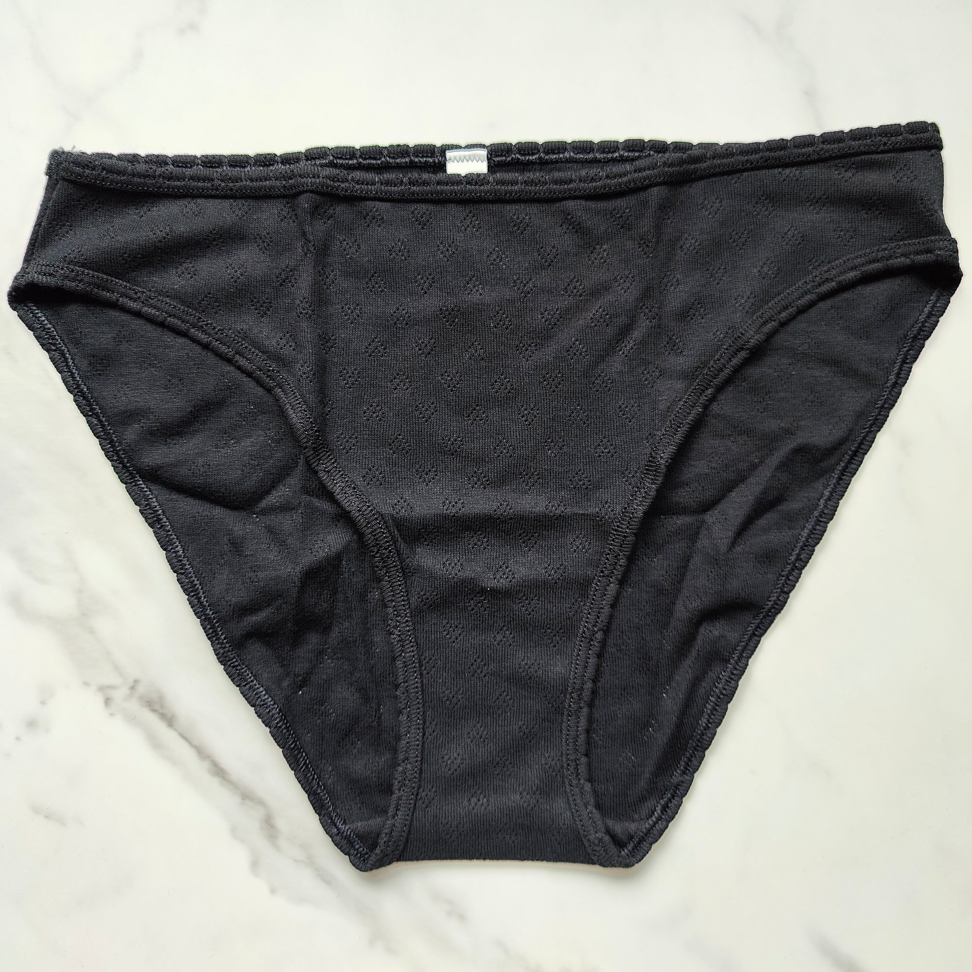 Cotton Heart Pointelle Bikini Panty