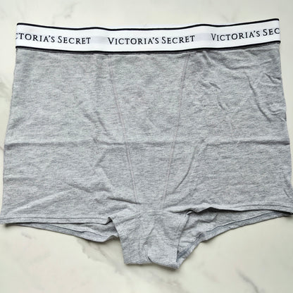 Logo Cotton Smooth High-Waist Boyshort Panty