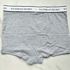Logo Cotton Smooth High-Waist Boyshort Panty