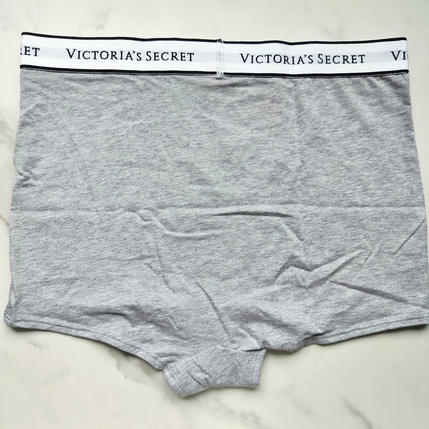 Logo Cotton Smooth High-Waist Boyshort Panty