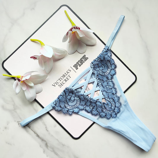 Dream Angels Boho Floral Embroidery Thong Panty