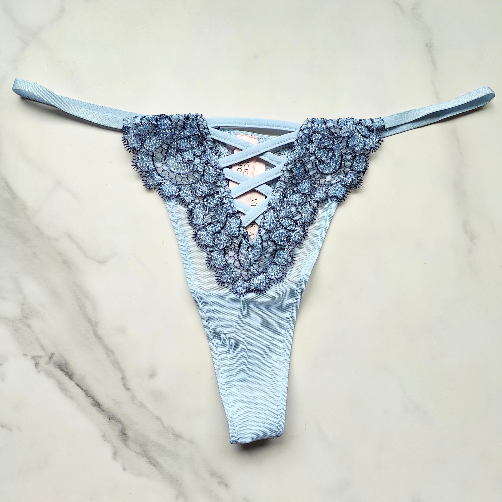 Dream Angels Boho Floral Embroidery Thong Panty