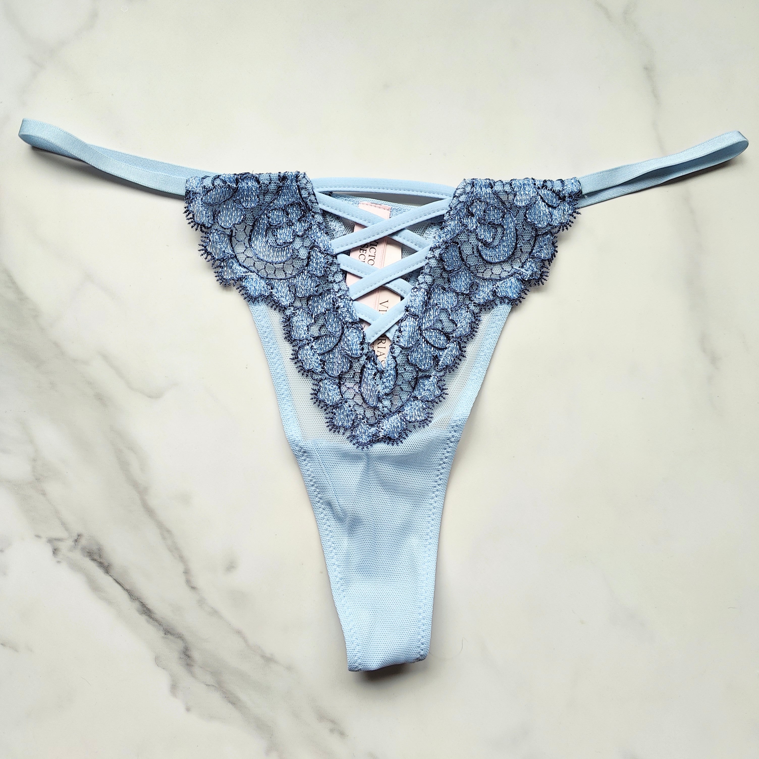 Dream Angels Boho Floral Embroidery Thong Panty