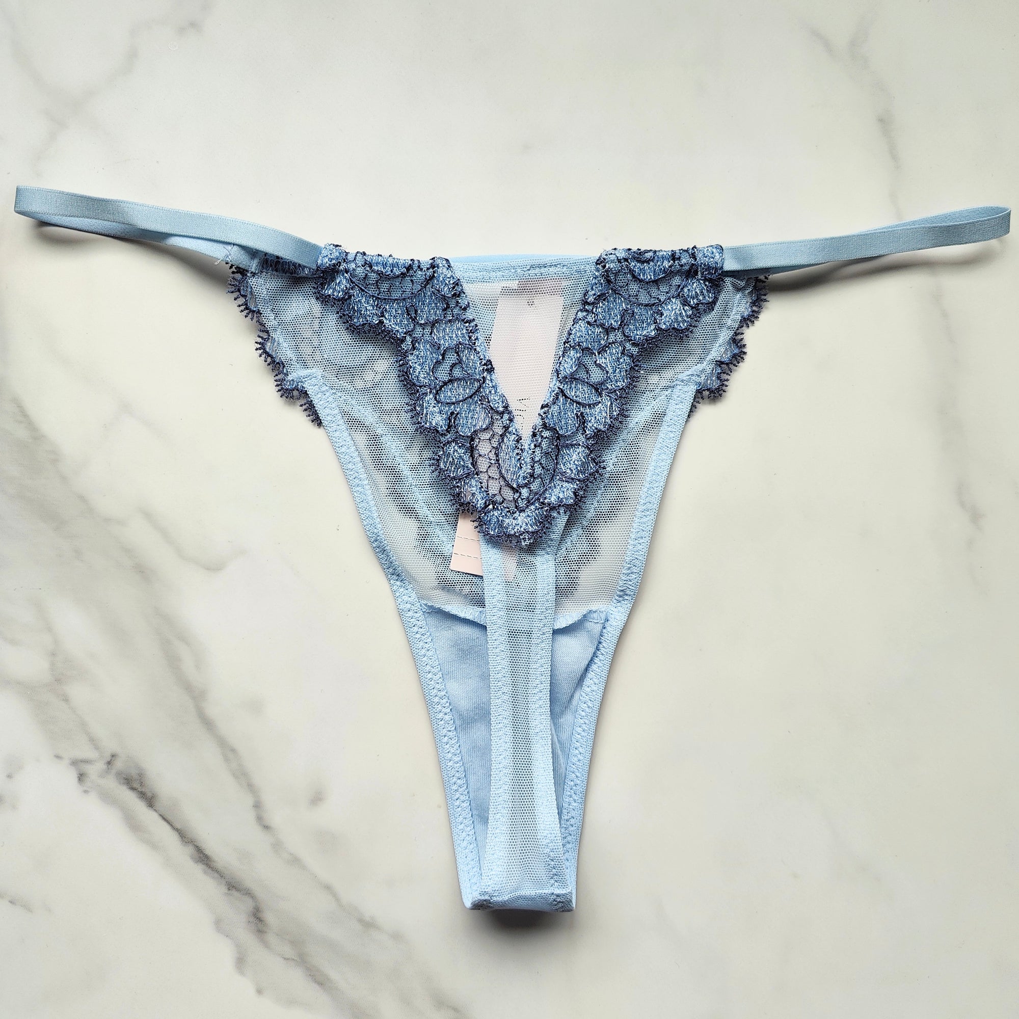 Dream Angels Boho Floral Embroidery Thong Panty