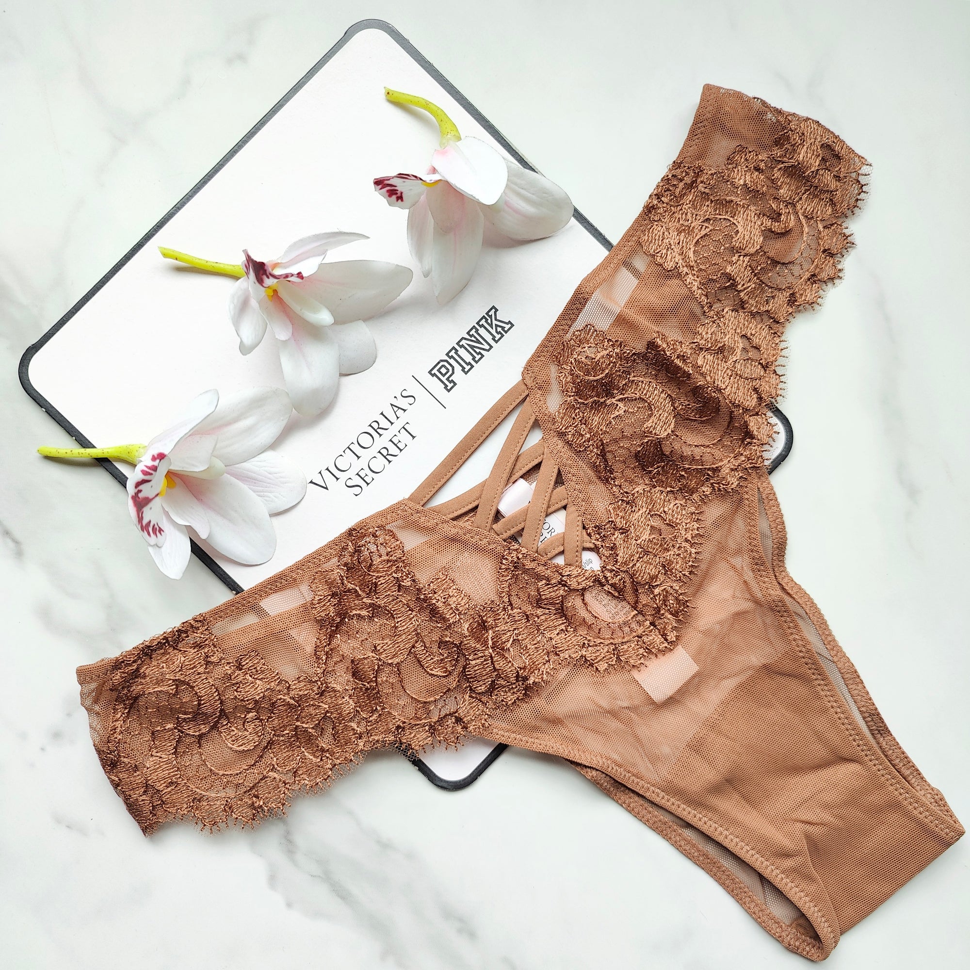 Dream Angels Boho Floral Embroidery Brazilian Panty