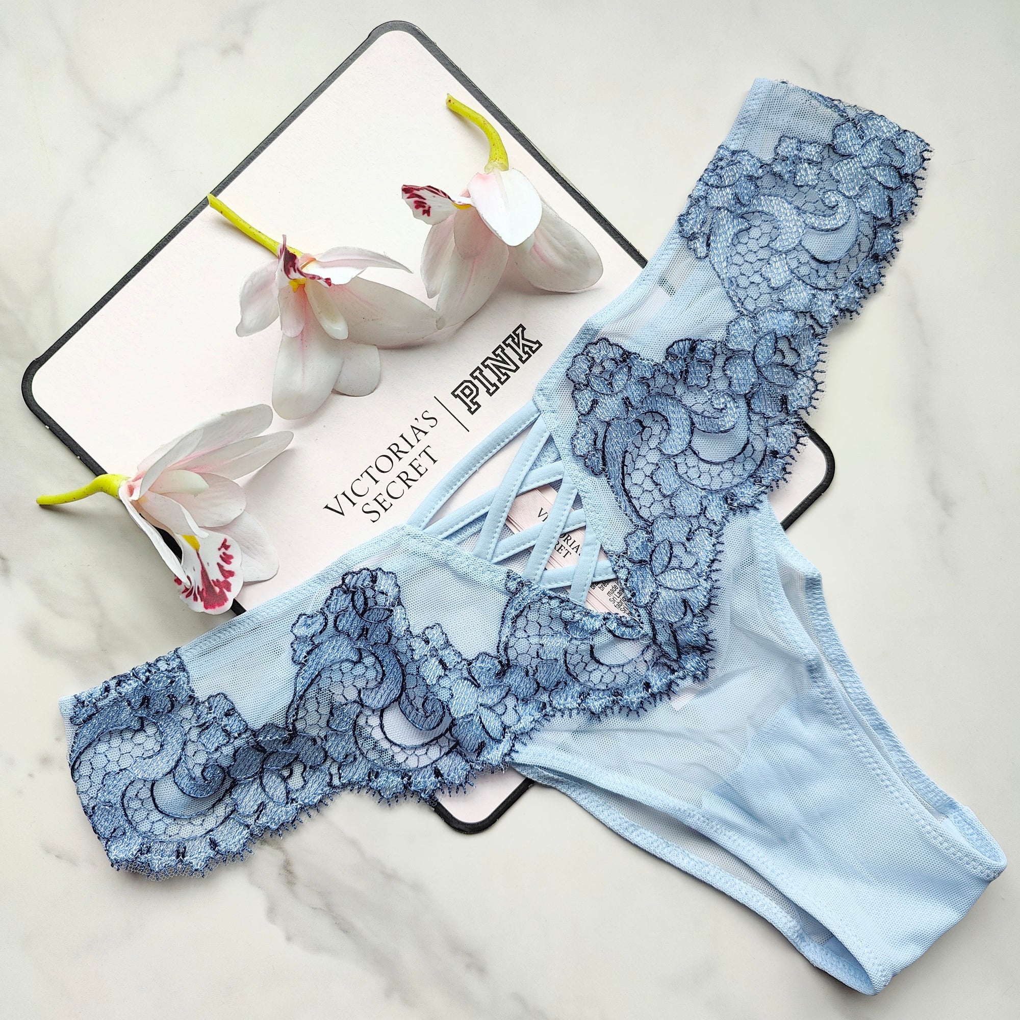 Dream Angels Boho Floral Embroidery Brazilian Panty