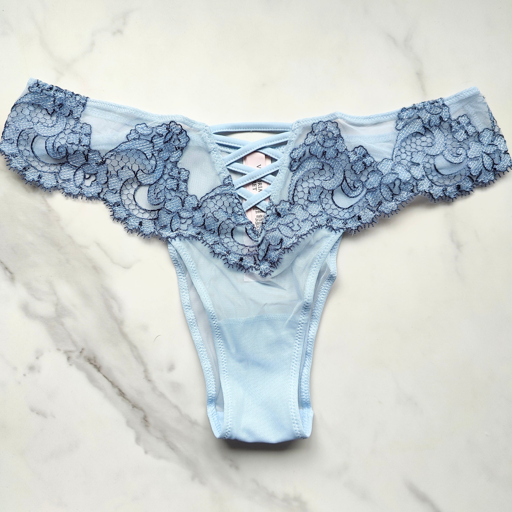 Dream Angels Boho Floral Embroidery Brazilian Panty