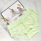 No-Show Floral Lace Hiphugger Panty