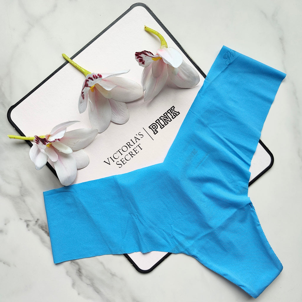 No-Show High-Leg Rib Thong Panty