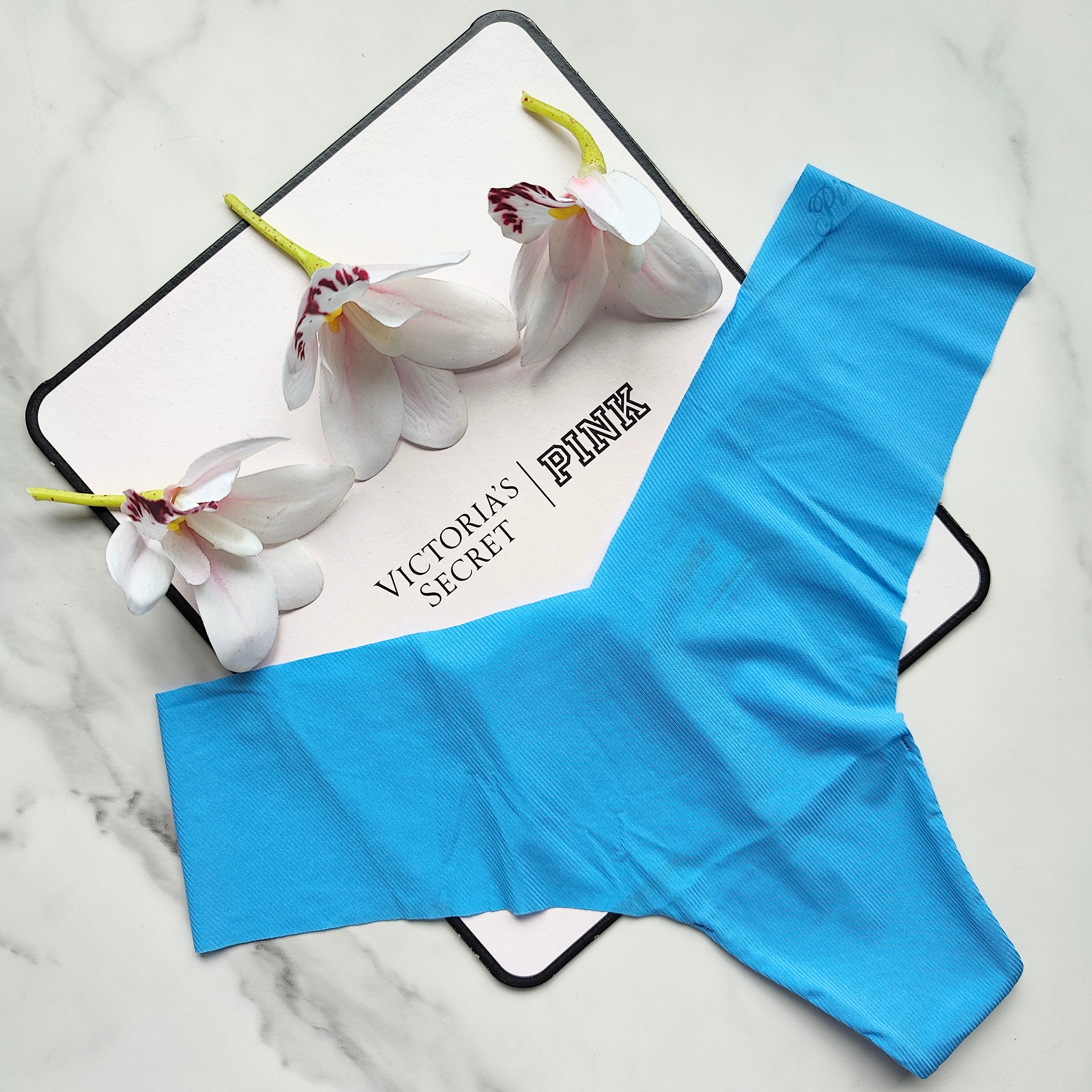 No-Show High-Leg Rib Thong Panty