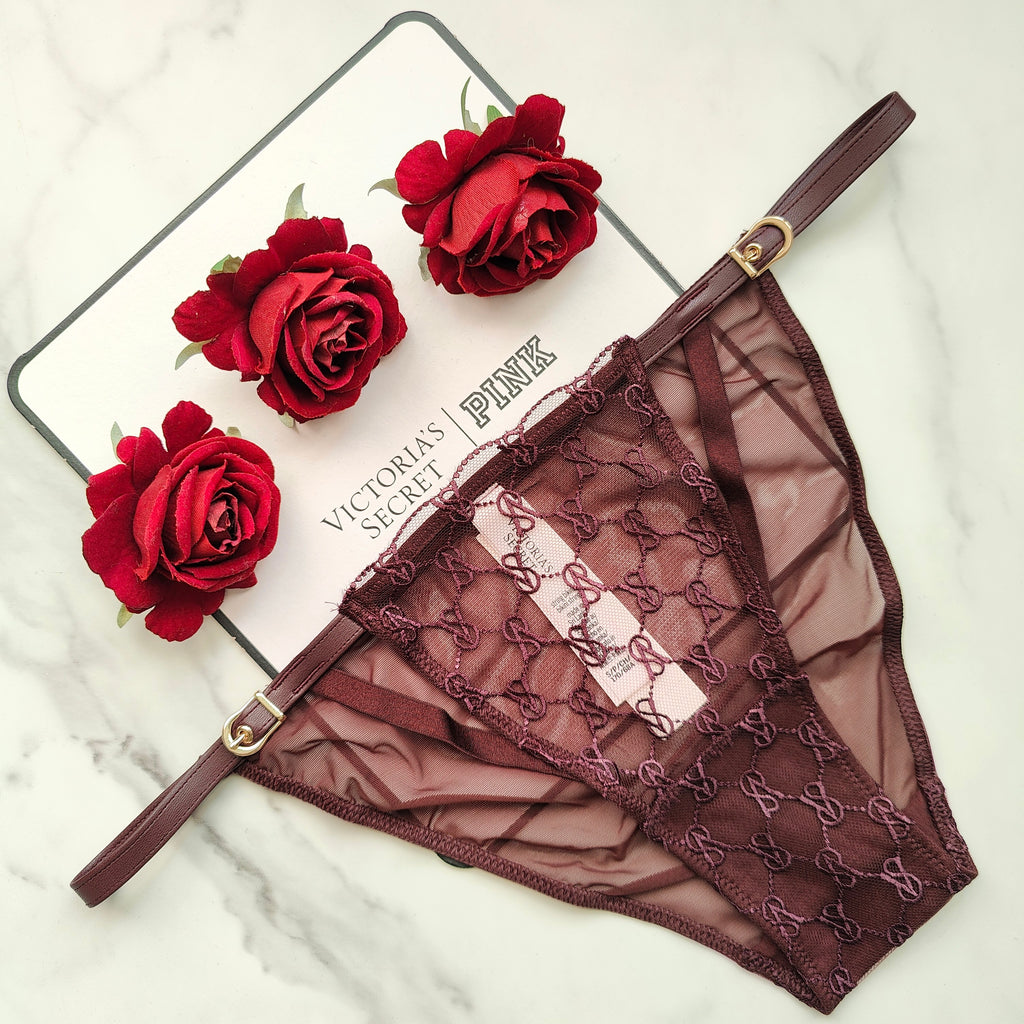 Very Sexy Logo Embroidery String Bikini Panty