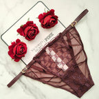 Very Sexy Logo Embroidery String Bikini Panty
