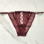 Very Sexy Logo Embroidery String Bikini Panty