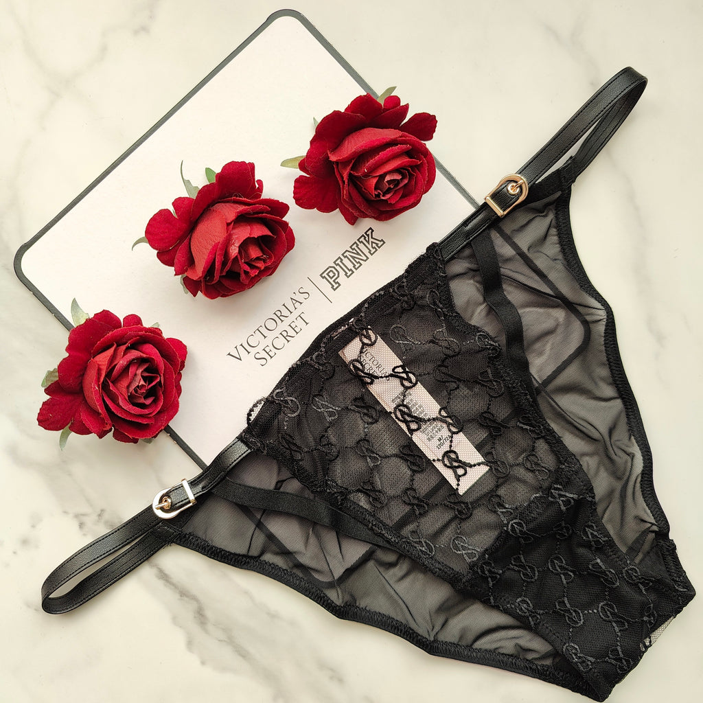 Very Sexy Logo Embroidery String Bikini Panty