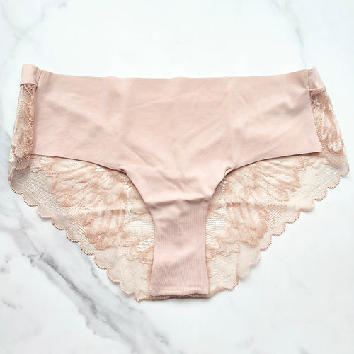 Almost Bare With Lace Back Cheeky Hipster Panty