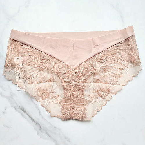 Almost Bare With Lace Back Cheeky Hipster Panty