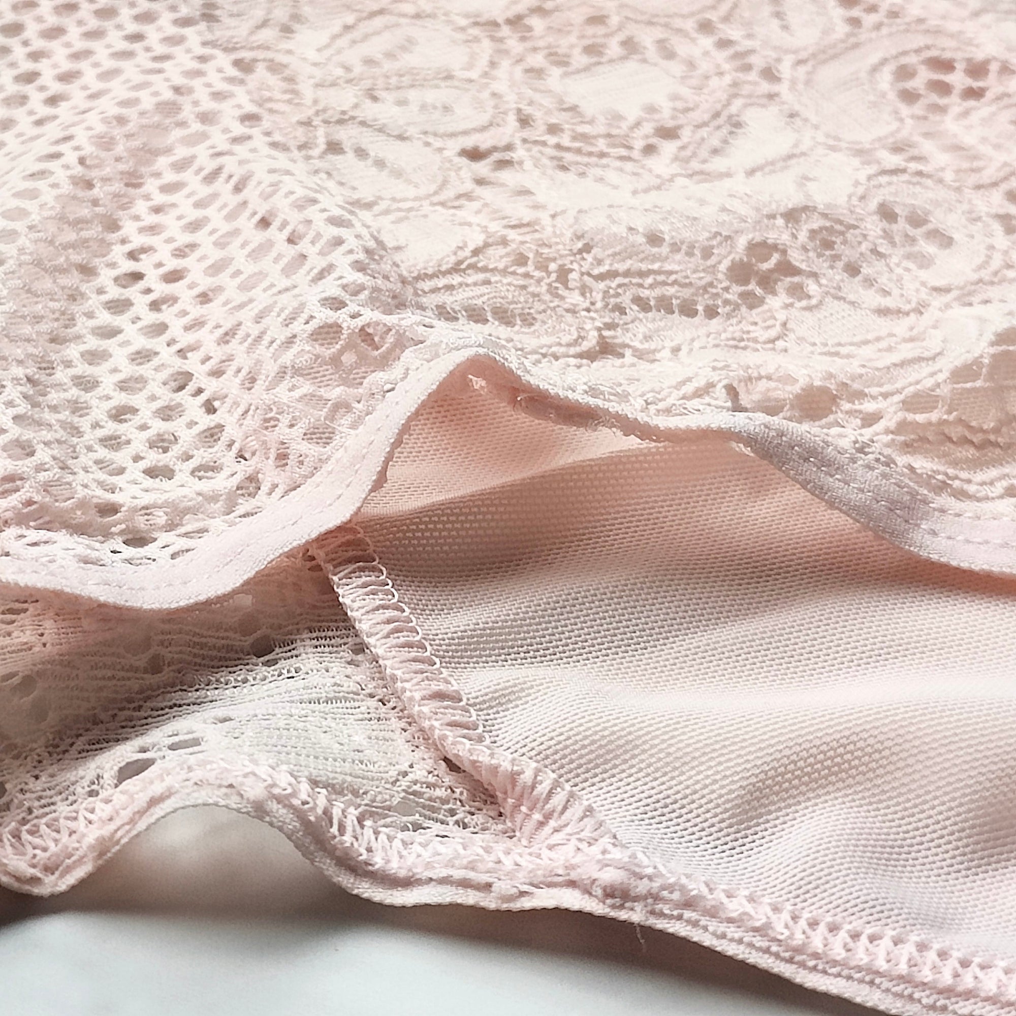 Mixed Media High-Waist Brief Panty