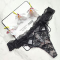 Victoria's Secret  Dream Angels Lace & Mesh Detail Thong Panty 