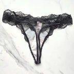Dream Angels Lace & Mesh Detail Thong Panty