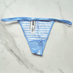 Cotton Heart Pointelle V-String Panty
