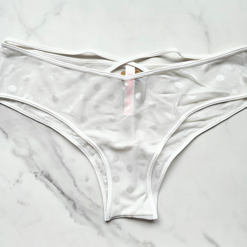 Dot Mesh Cheeky Panty