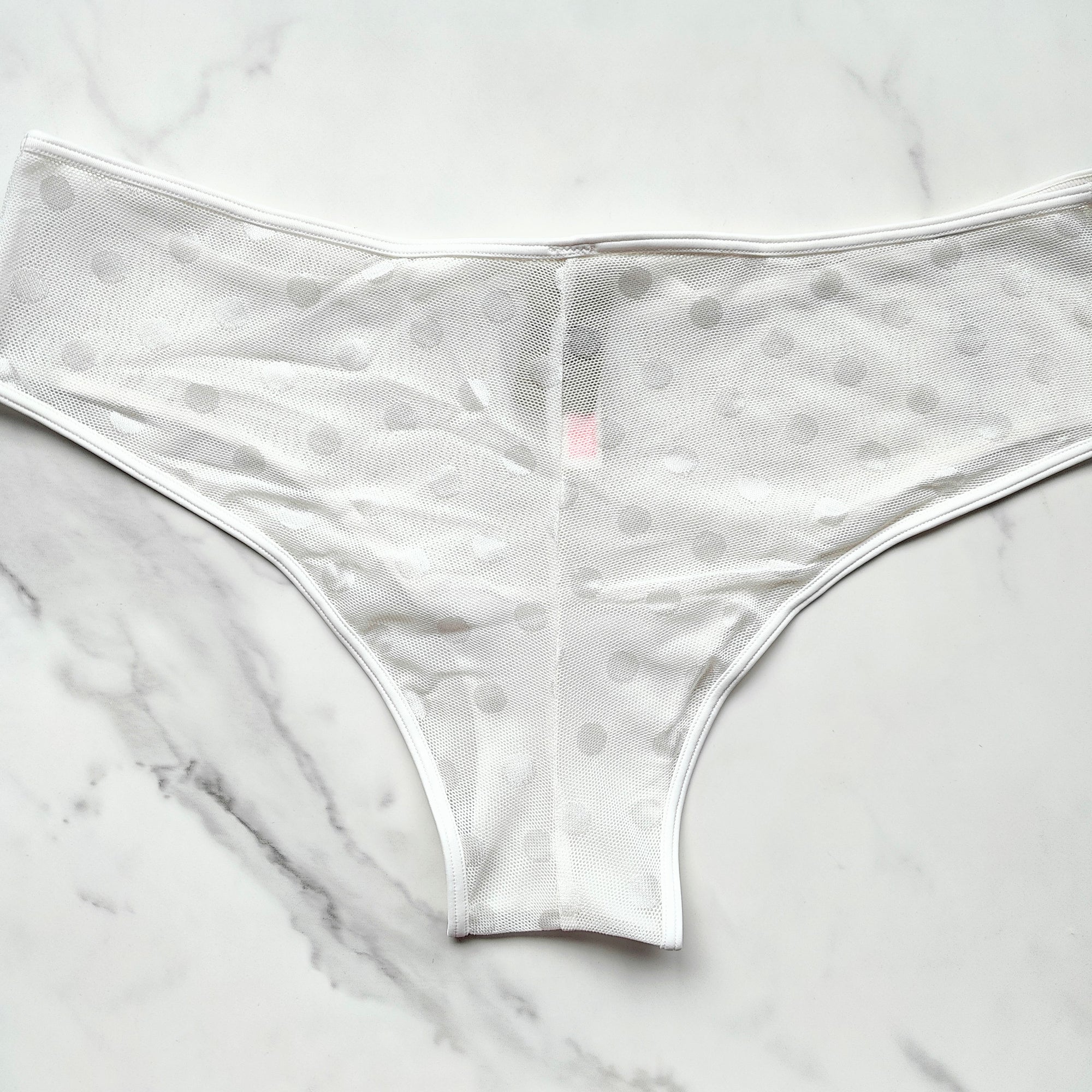 Dot Mesh Cheeky Panty