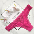 Victoria's Secret  Dream Angels Lace-Trim Thong Panty 