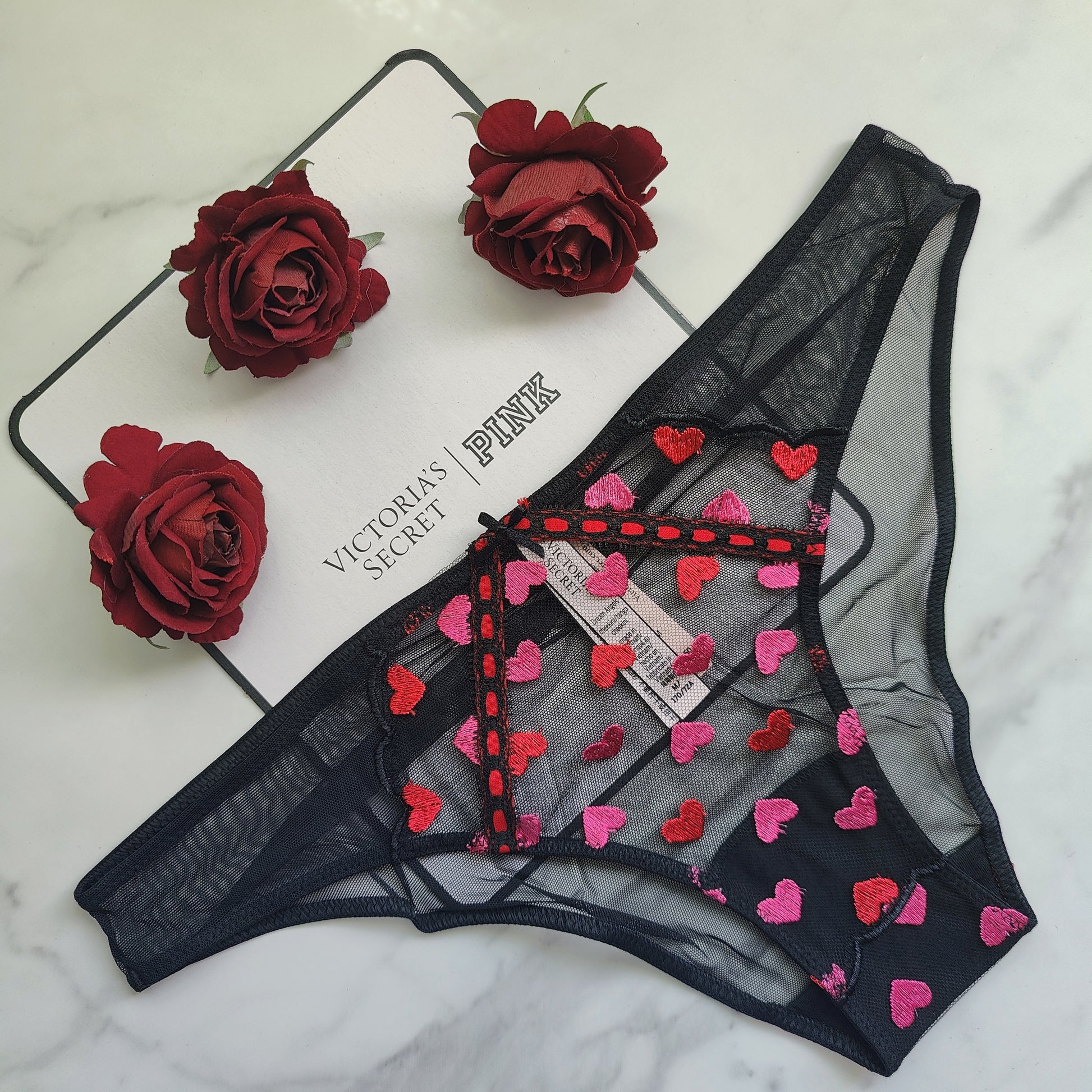 Dream Angels Heart Embroidery Cheekini Panty – Goob's Closet