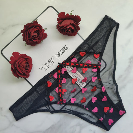 Dream Angels Heart Embroidery Cheekini Panty