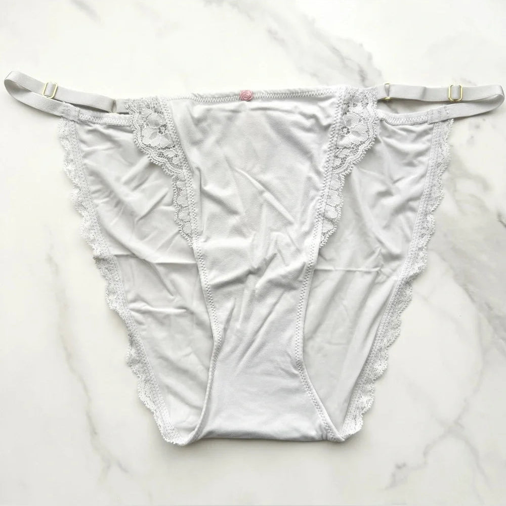 Victoria's Secret  Dream Angels Lace-Trim Adjustable String Bikini Panty 
