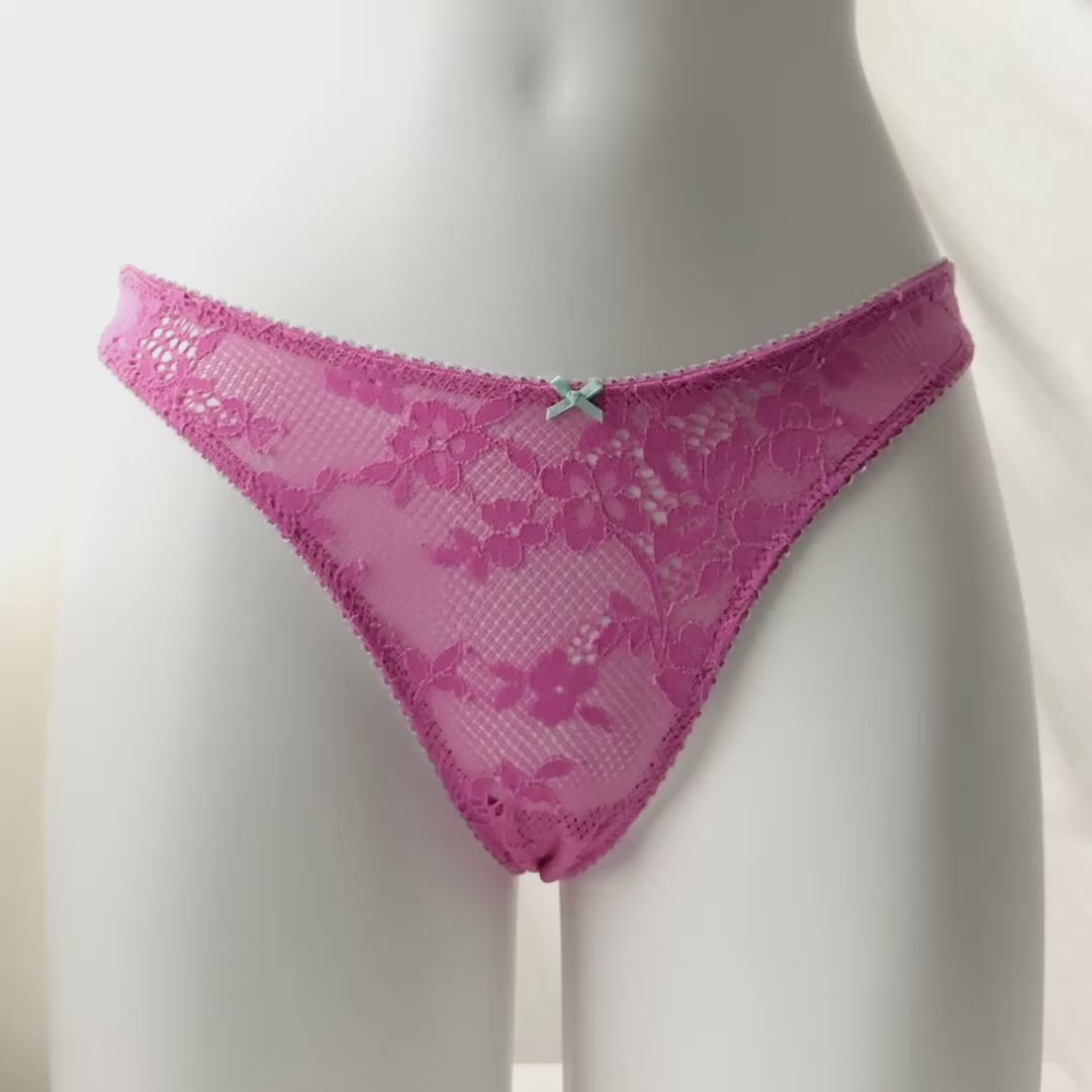 Tease High-Leg Scoop Thong Panty