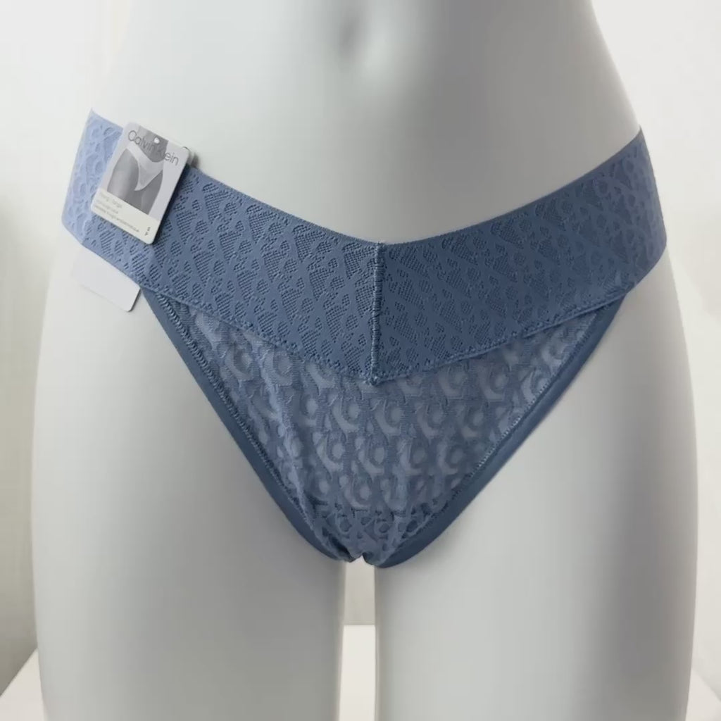 Icon Logo Lace Thong Panty