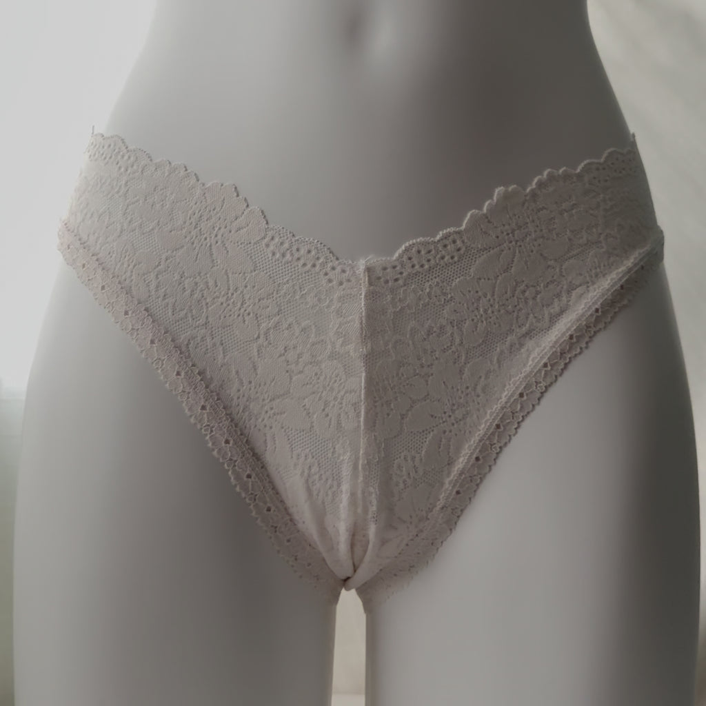 Wink V-Front Lace Brazilian Panty