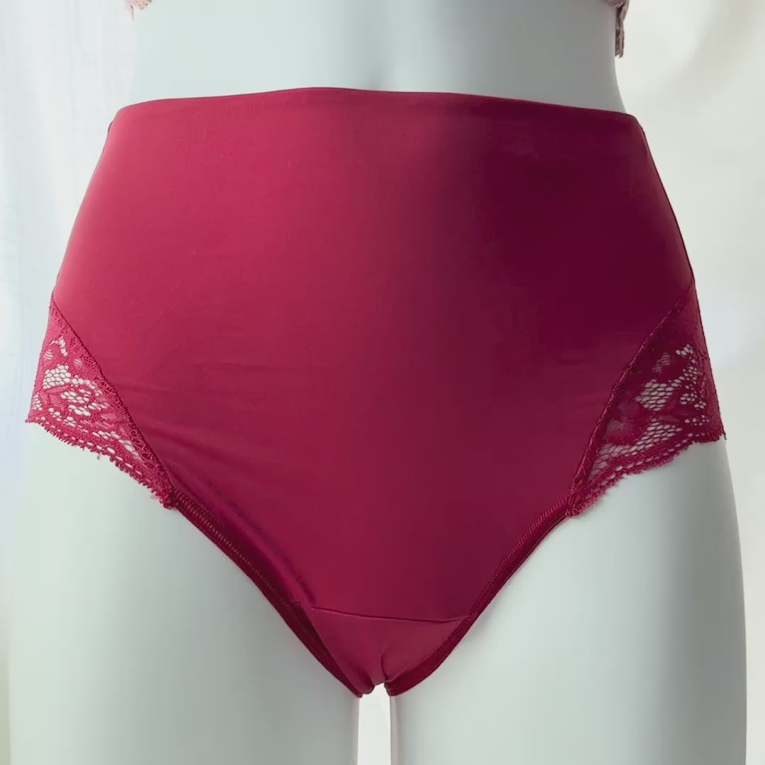 Vanishing Tummy With Lace High-Waist Brief Panty