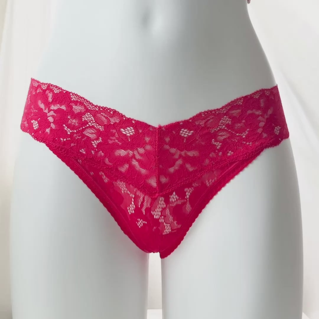 Embraceable Signature All-Over Lace Thong Panty