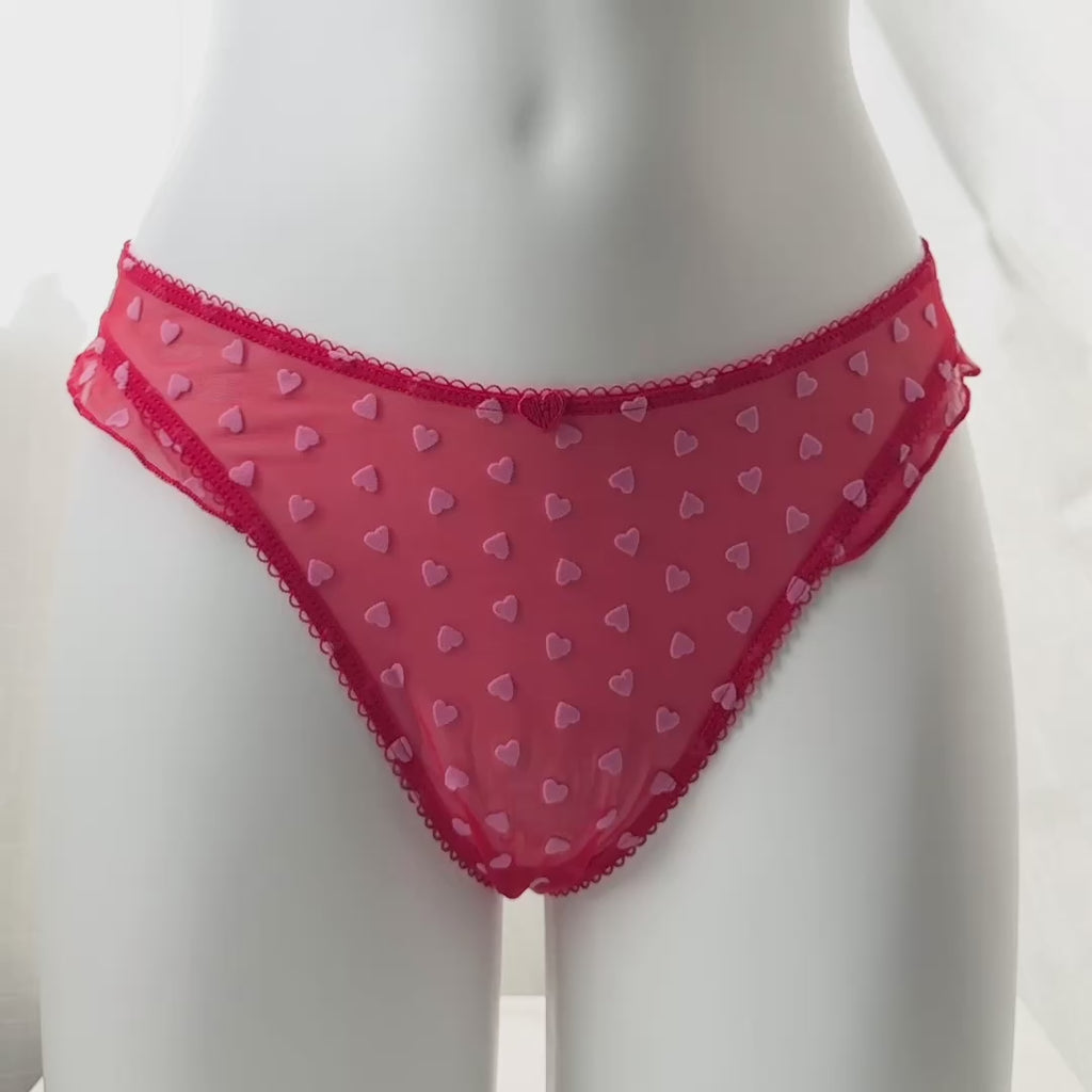 Tease High-Leg Scoop Thong Panty