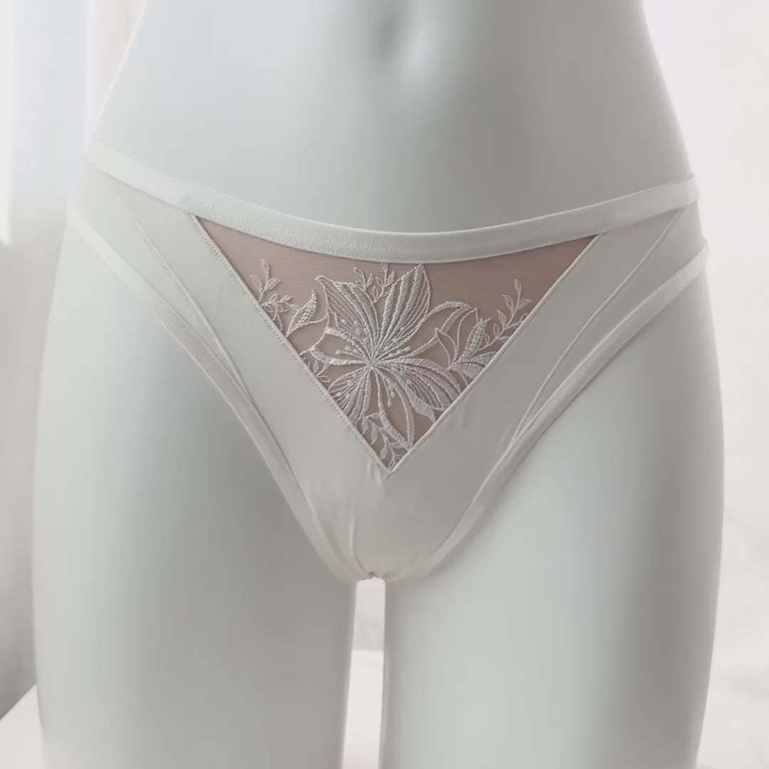 Soma's Sexiest Framed Embroidery Tanga Panty