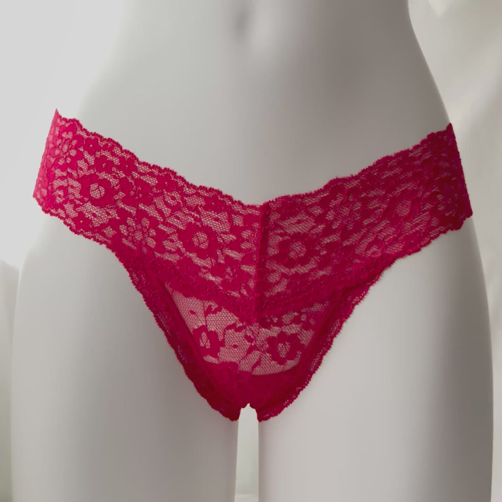 The Lacie Posey Lace Lace-Up Thong Panty