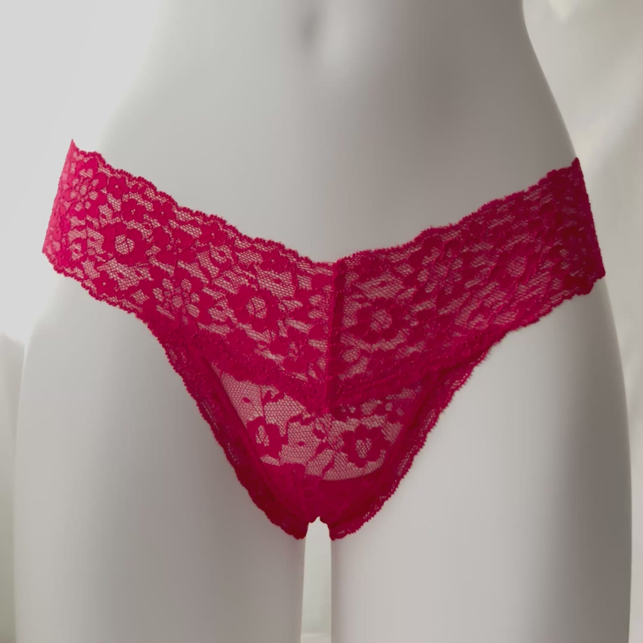 The Lacie Posey Lace-Up Lace Thong Panty