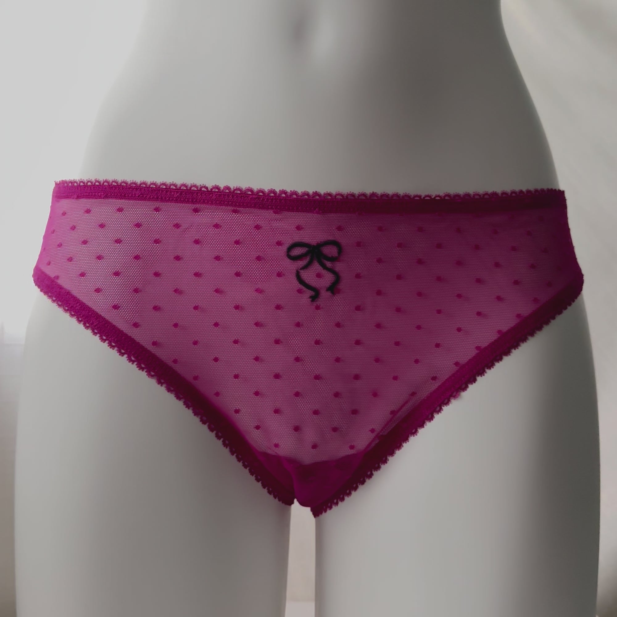 The Lacie Dot Mesh Bikini Panty