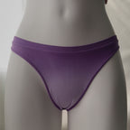 Seamless High-Leg Smooth Thong Panty
