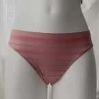 Seamless Sheer Stripe Bikini Panty