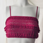 LyreBird Ruffled Lace Bralette