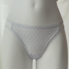 Wink Strappy Dainty Dot Lace Thong Panty