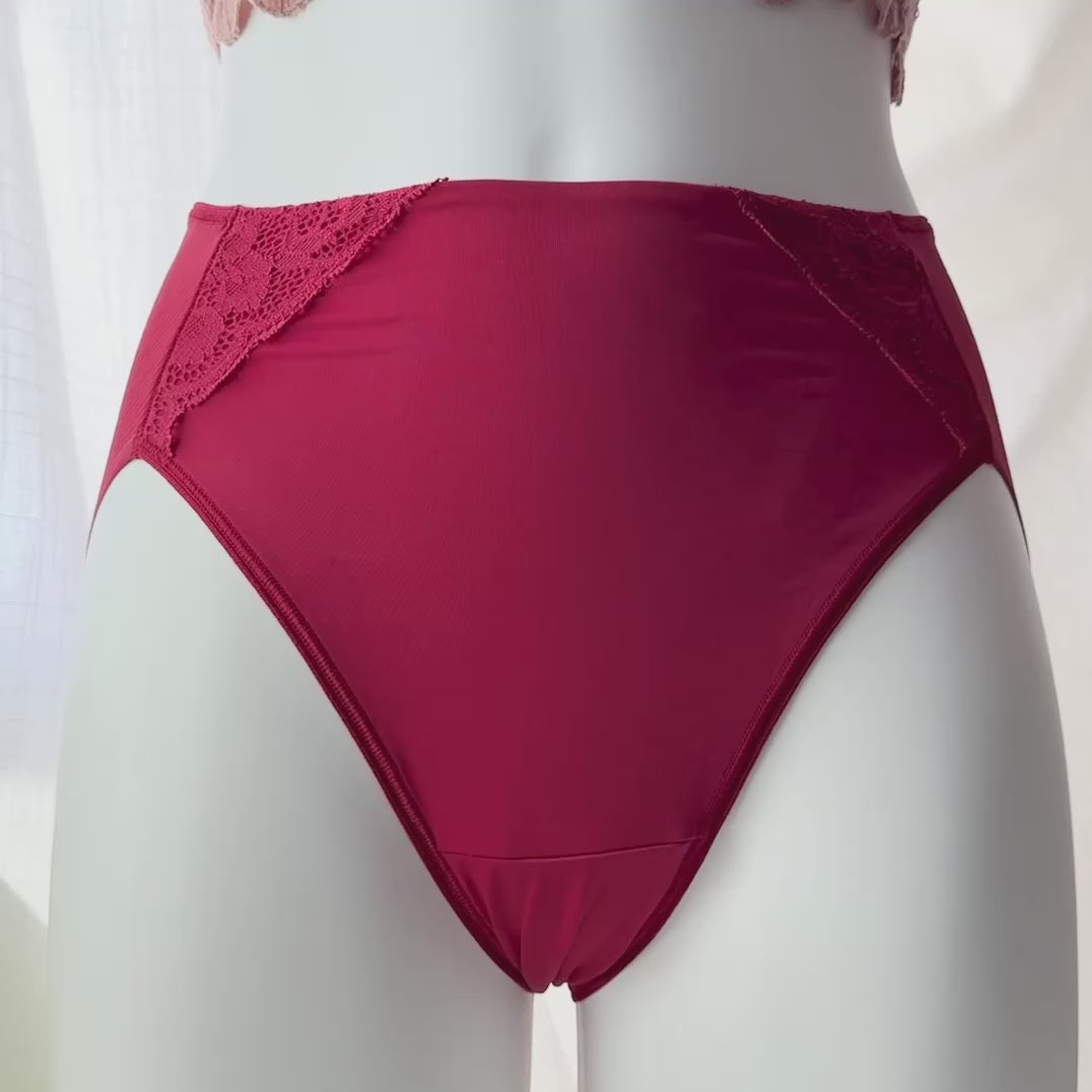 Vanishing Tummy With Lace High-Leg Brief Panty