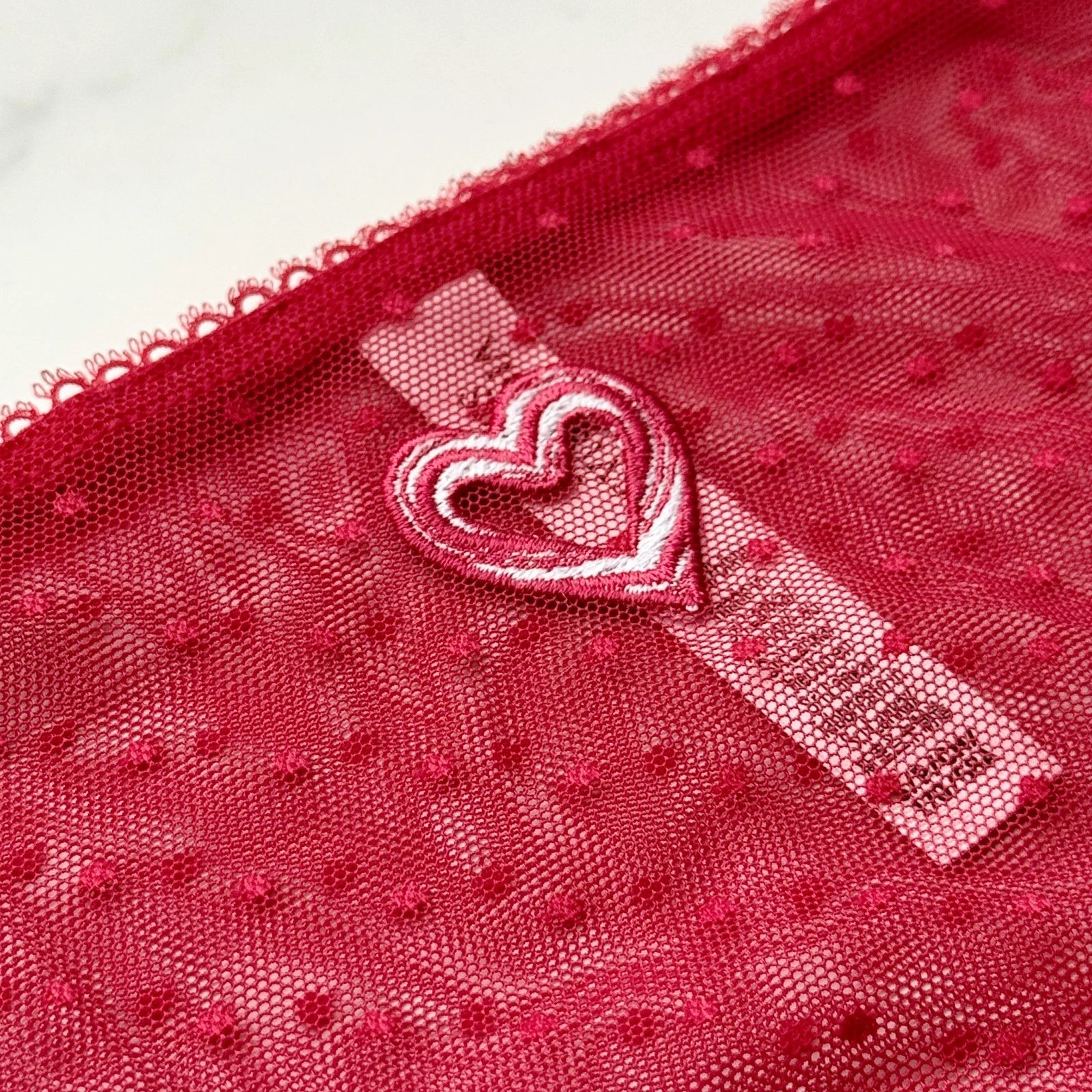 Victoria's Secret  The Lacie Dot Mesh Bikini Panty 