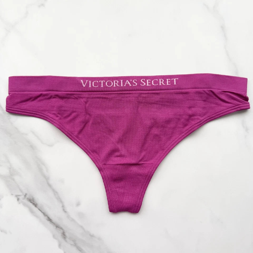Seamless Solid Thong Panty