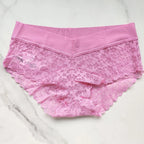 No-Show Floral Lace Hiphugger Panty